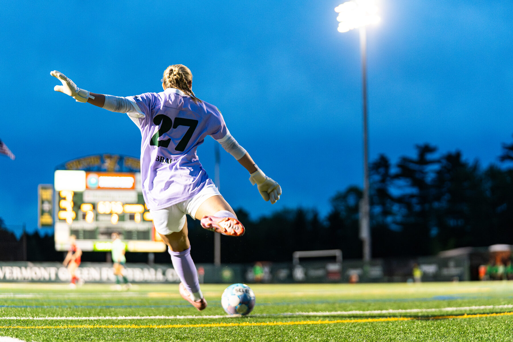 Blythe Braun — #27 distribution, Vermont Green FC at Virtue Field
